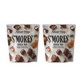 18oz Bag 2 Pack Milk Chocolate Covered Mini Marshmallows and Graham Cereal Snack Mix B22602