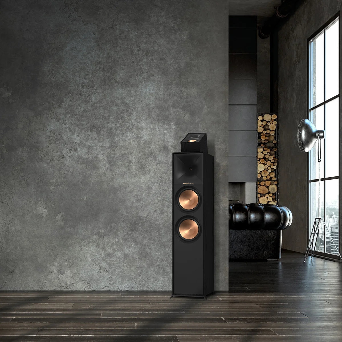 Black Dolby Atmos Speakers - Pair G1230