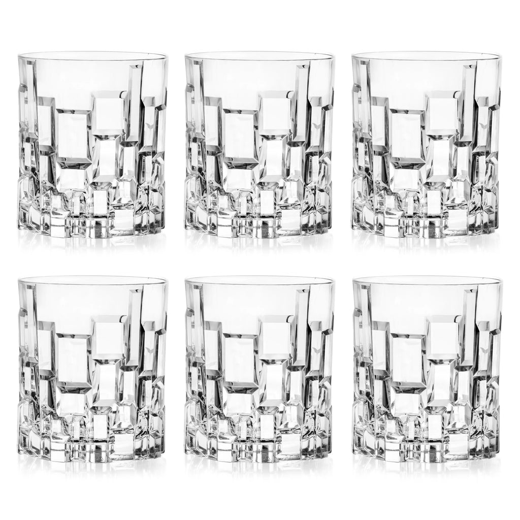 Glass Double Old Fashioned Tumblers 11 oz. Set of 6 O9794