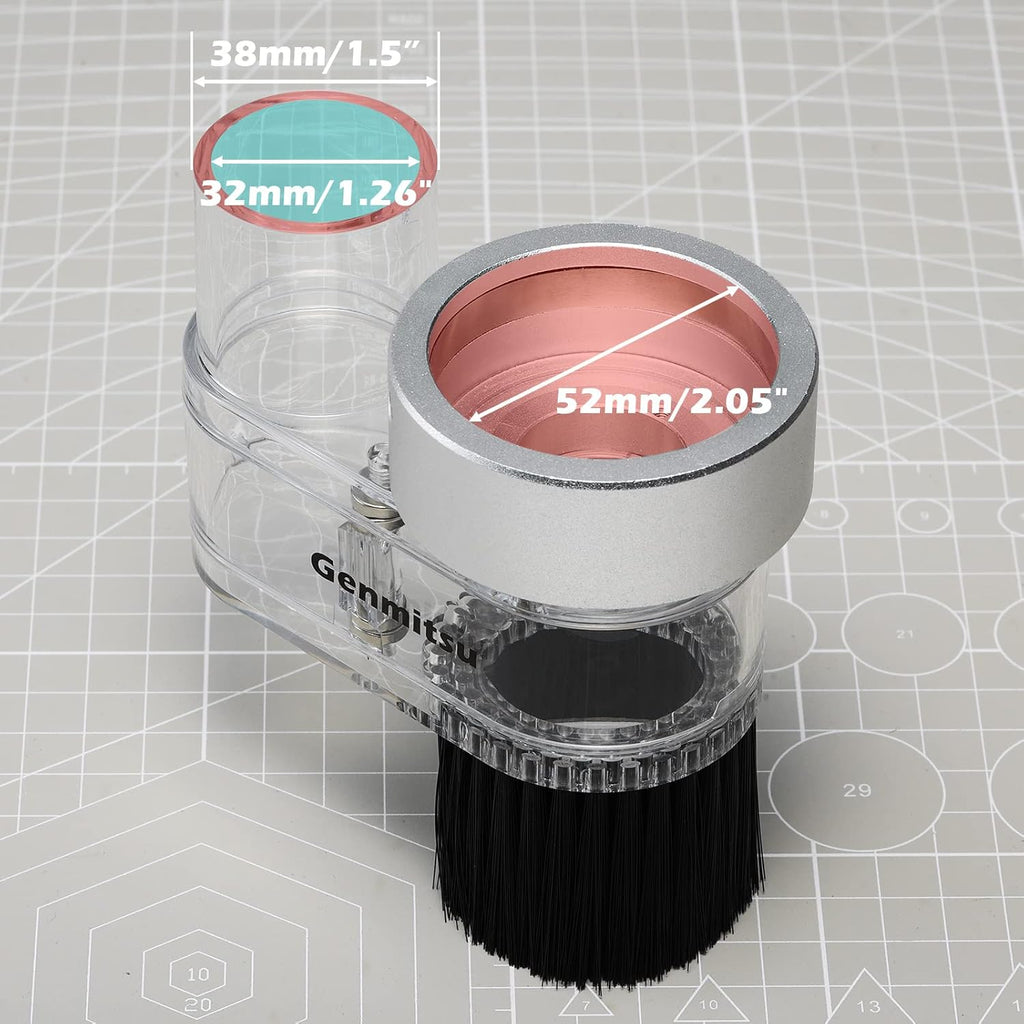 CNC Router Machine with Dust Shoe for 52mm Diameter Motor W7832