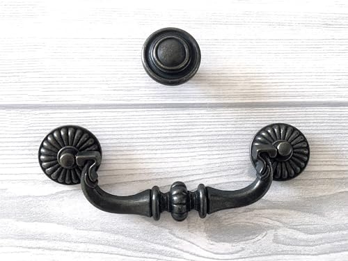 4.5" Antique Black Bronze Cabinet Pull G903