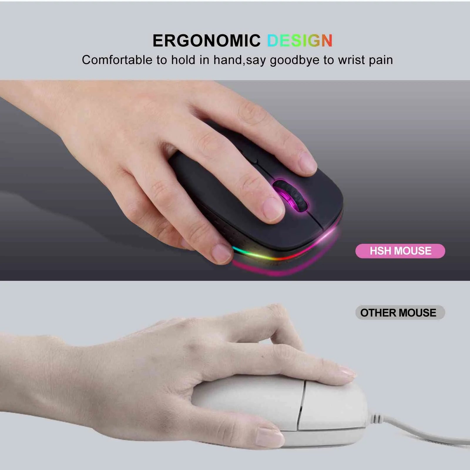 Black Dual-Mode Wireless Mouse U343528