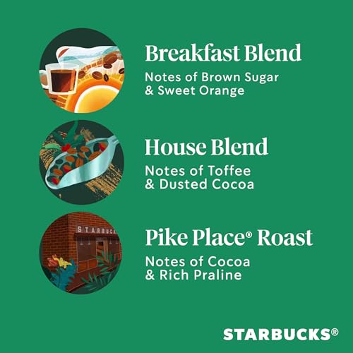Medium Roast Ground Coffee, Variety Pack, 3 bags (12 oz each) E400
