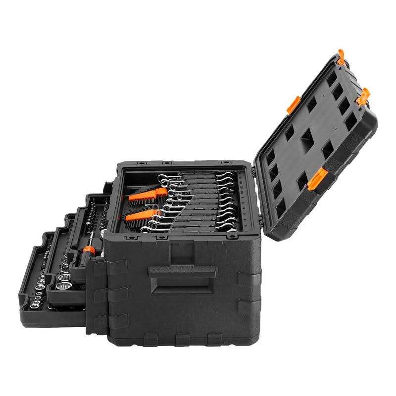 450 Pcs SAE and Metric Mechanics Tool Set K497