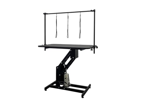 Hydraulic Dog Grooming Table, Heavy Duty, Max Load 350Lbs, WHITE K1403