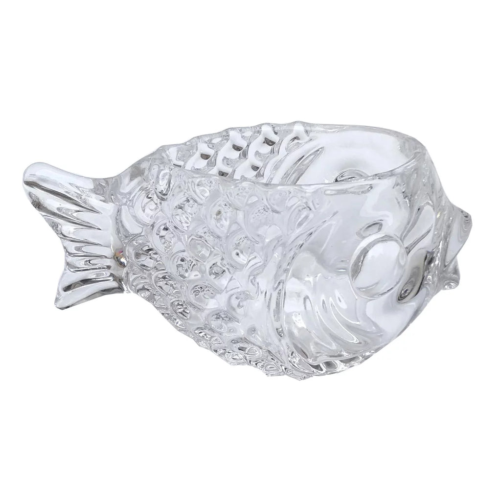 Clear Fish Shaped Cocktail Glassware D939