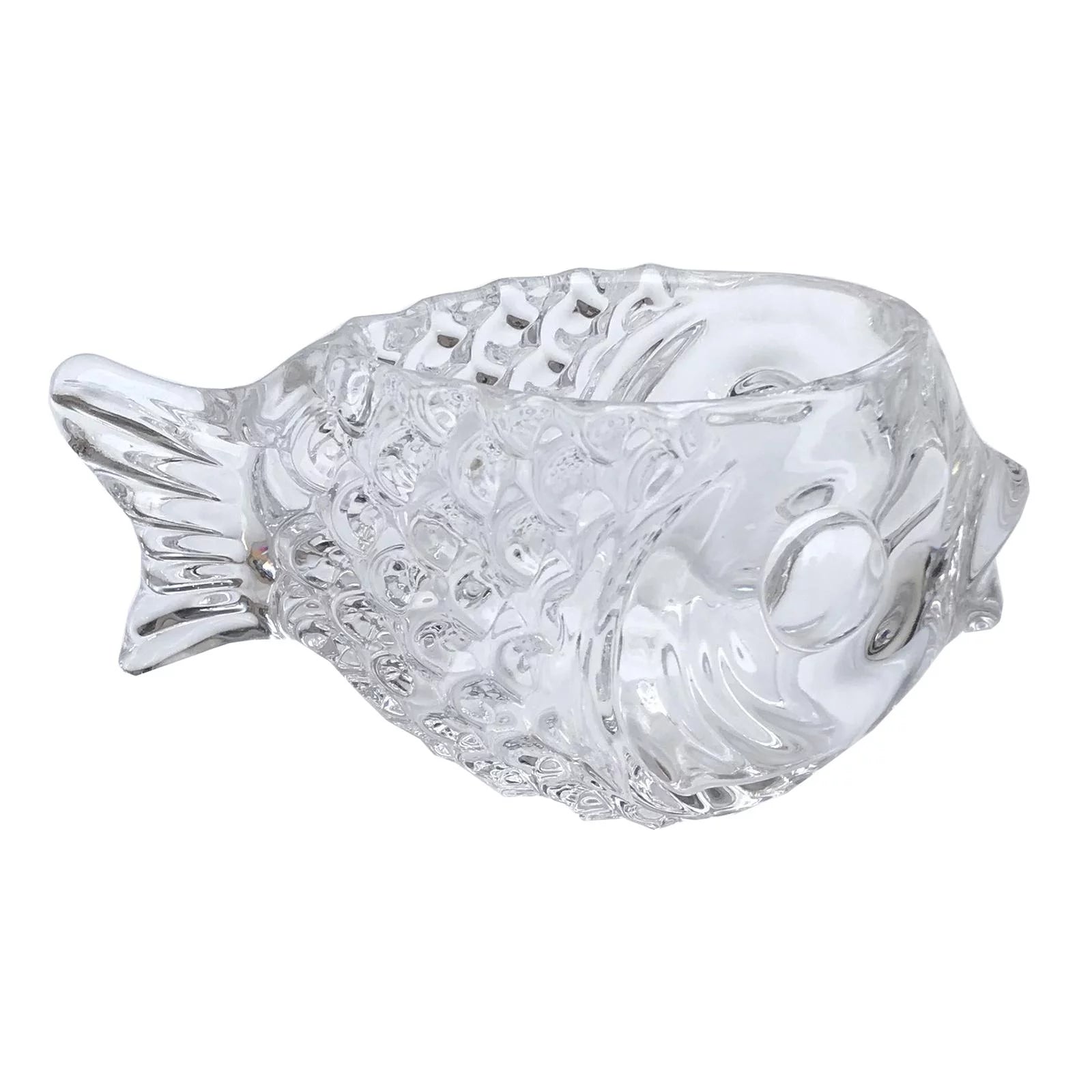 Clear Fish Shaped Cocktail Glassware D939