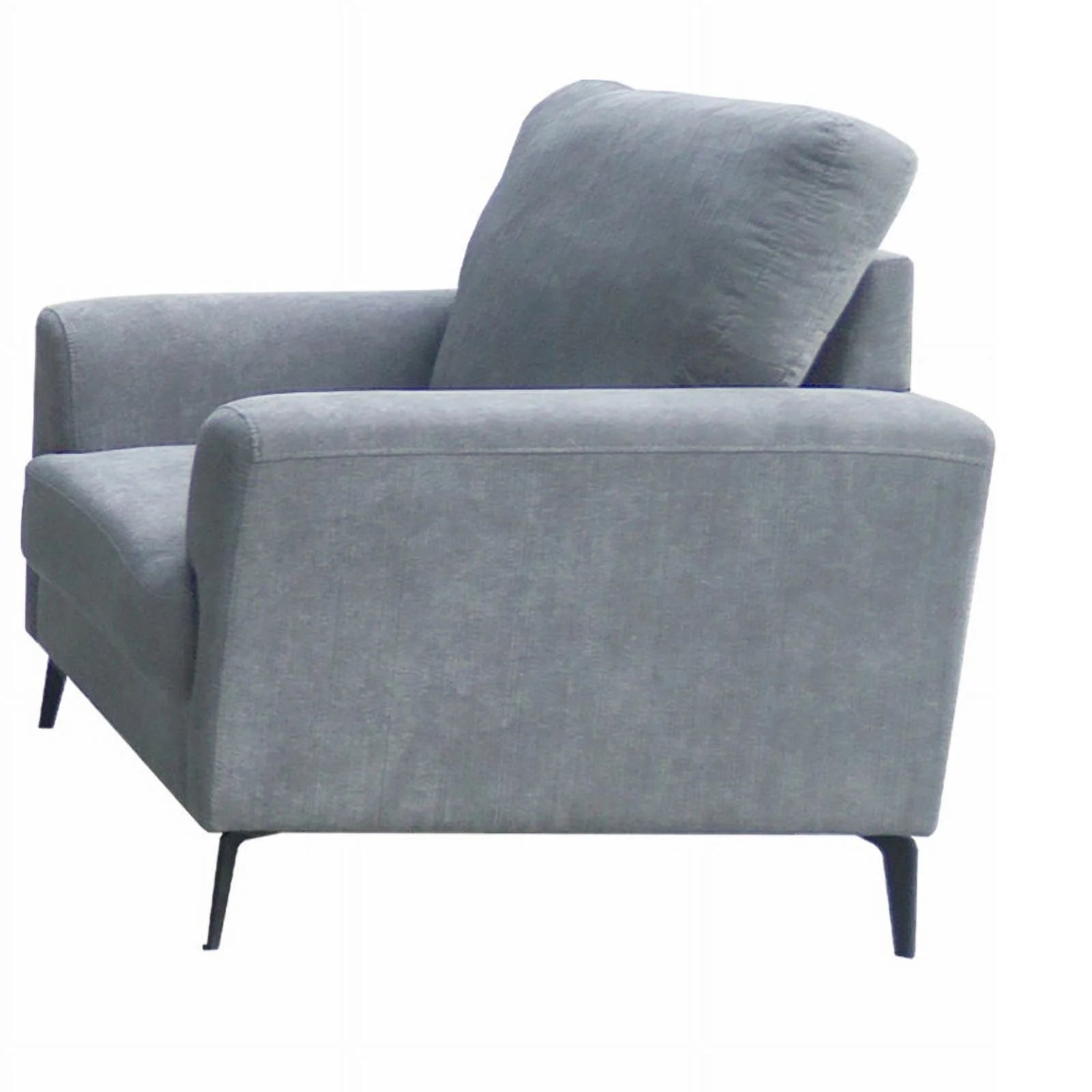 Gray Chenille Sofa Loveseat Chair Set P66248
