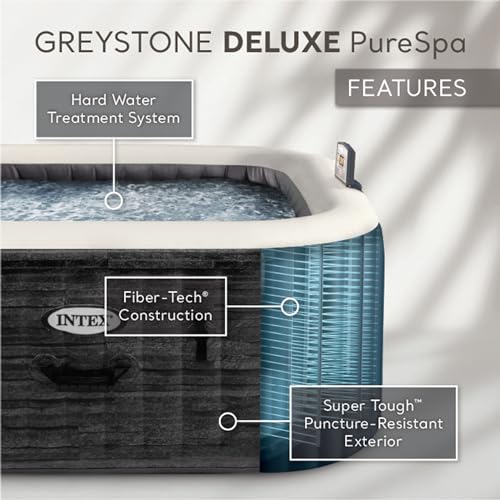 6 Person 77" x 28" Spa Set with Cover and Control Panel P83547