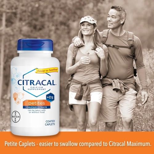 200 Caplets Calcium Citrate with Vitamin D3 (Pack of 3) T292663