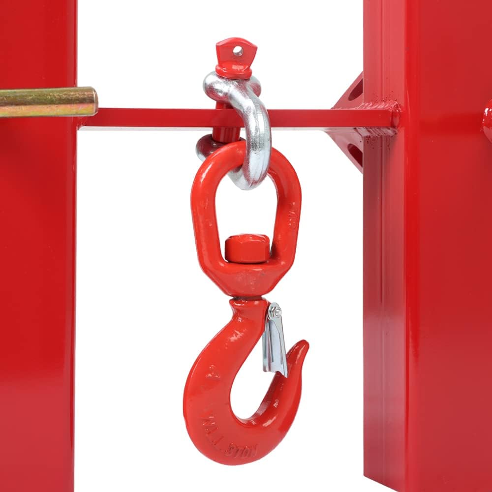 6600lbs Capacity Forklift Lifting Hook with Swivel Hook J6987
