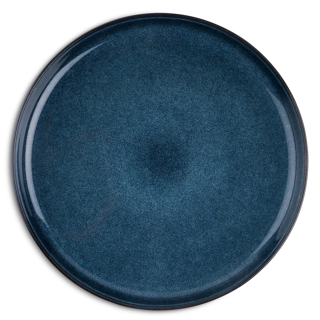 12-Piece Stoneware Dinnerware Set, Atlantic Blue B5810