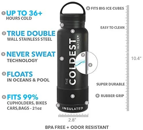 21oz Insulated Stainless Water Bottle R6268