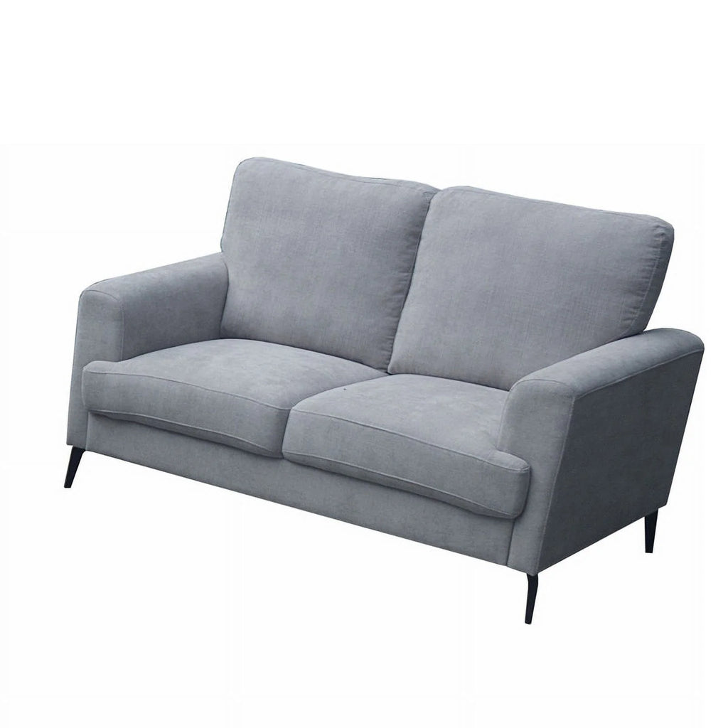 Gray Chenille Sofa Loveseat Chair Set P66248