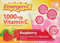 4 Pack 1000 mg Vitamin C Flavored Fizzy Drink 30 Pack Raspberry 30 ea O570822