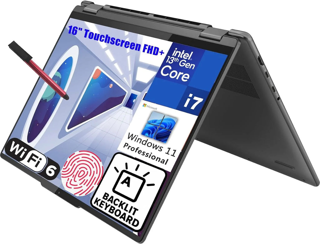 16" Touchscreen 2-in-1 Laptop, 13th Gen Intel i7, 16GB RAM, 1TB SSD Z869816