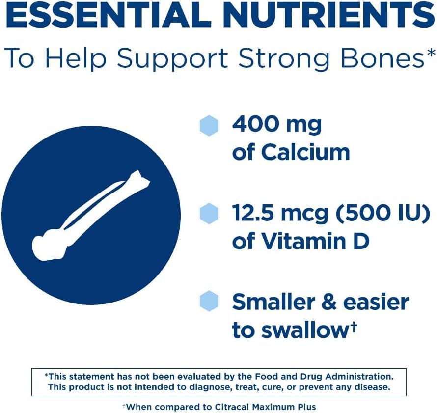 200 Caplets Calcium Citrate with Vitamin D3 (Pack of 3) T292663