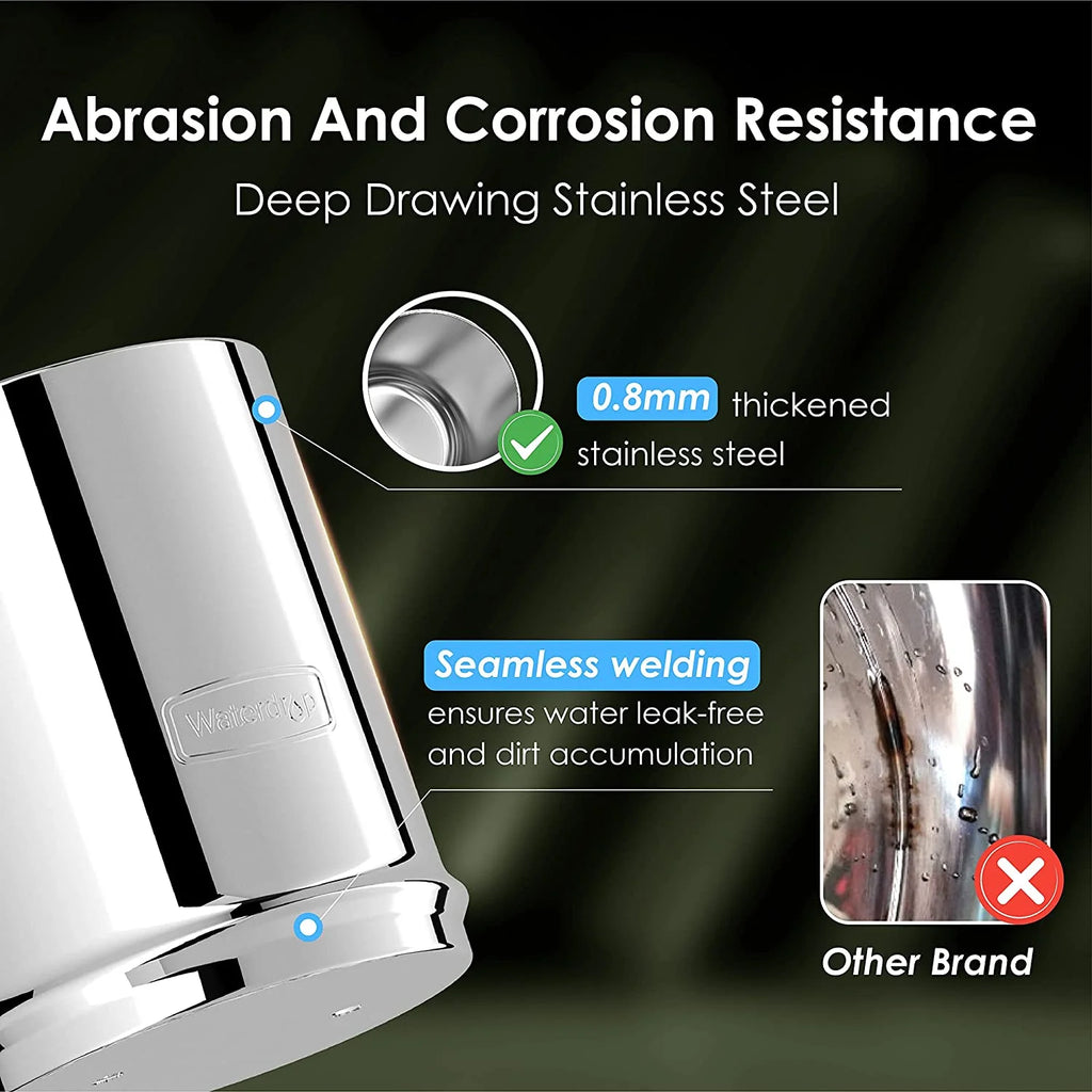 2.25-gallon Stainless-steel Water Filter System with 4 Filters R676294