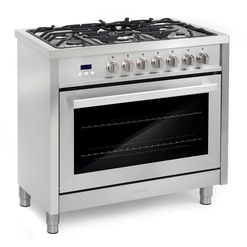 Stainless Steel Dual Fuel Range with Convection Oven I920