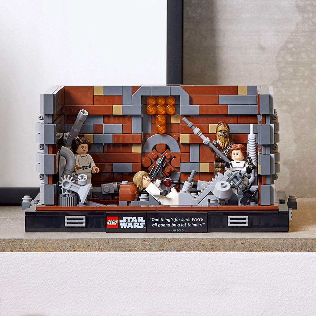 LEGO Star Wars Death Star Trash Compactor Diorama 75339 Building Set with 6 Figures Y917