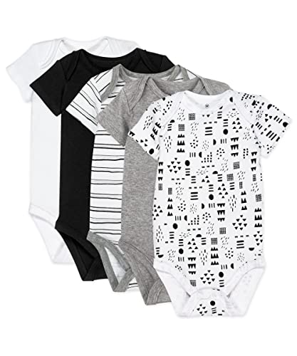 5-pack Short Sleeve Bodysuits 100% Organic Cotton Z87871