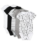 5-pack Short Sleeve Bodysuits 100% Organic Cotton Z87871