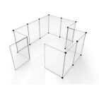 White 12 Panels Plastic Pet Playpen S7485