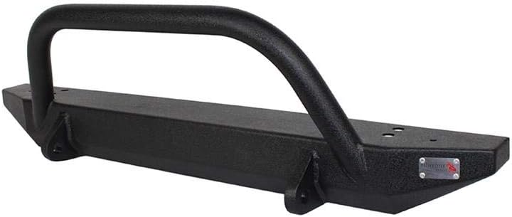 Steel Black Textured Front Bumper with Winch Guard for Wrangler TJ U462