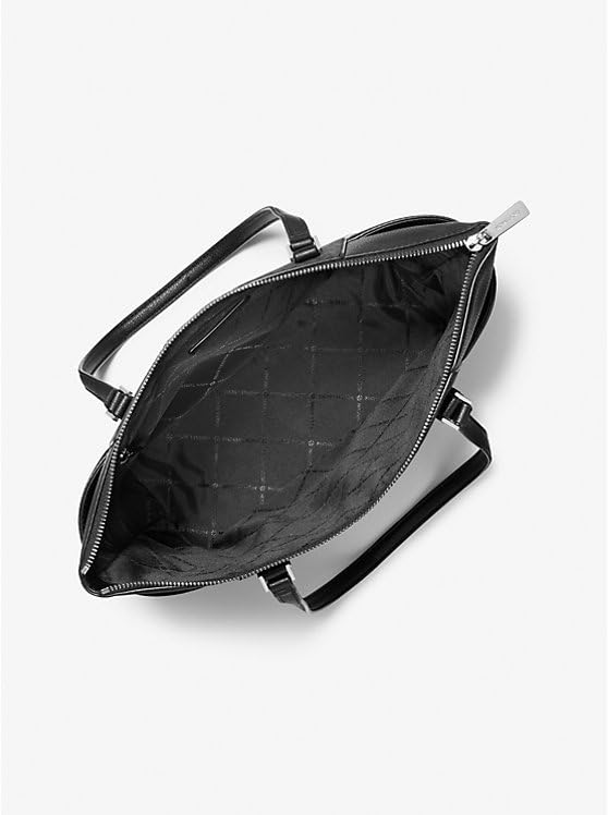 Large Saffiano Leather Top-Zip Tote Bag H1440