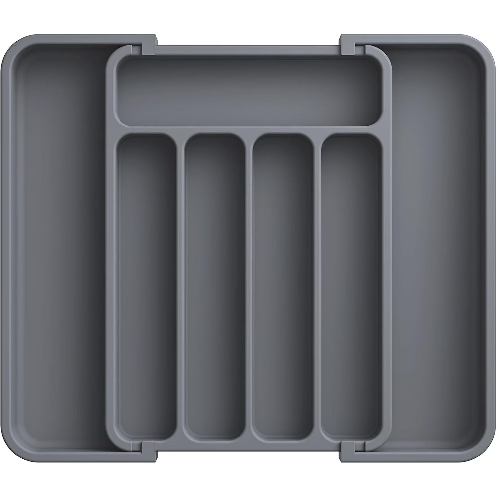 Grey Adjustable Kitchen Drawer Organizer Y64497