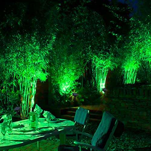 20 LED IP65 Waterproof Solar Landscape Spotlights 4 Pack Cold White Z97066