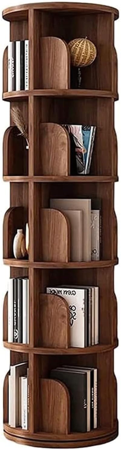 5 Tier Solid Wood Standing Bookcase H63303