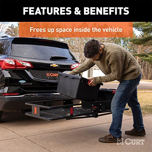 60 x 24-Inch Black Steel Cargo Carrier K237