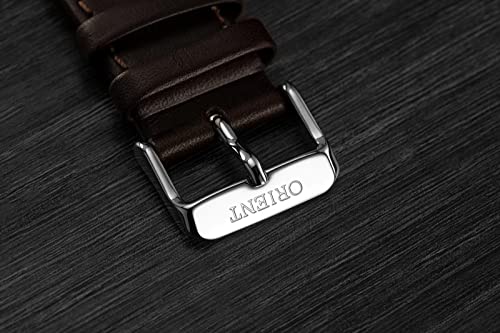 Japanese Automatic Stainless Steel and Leather Dress Watch X76717