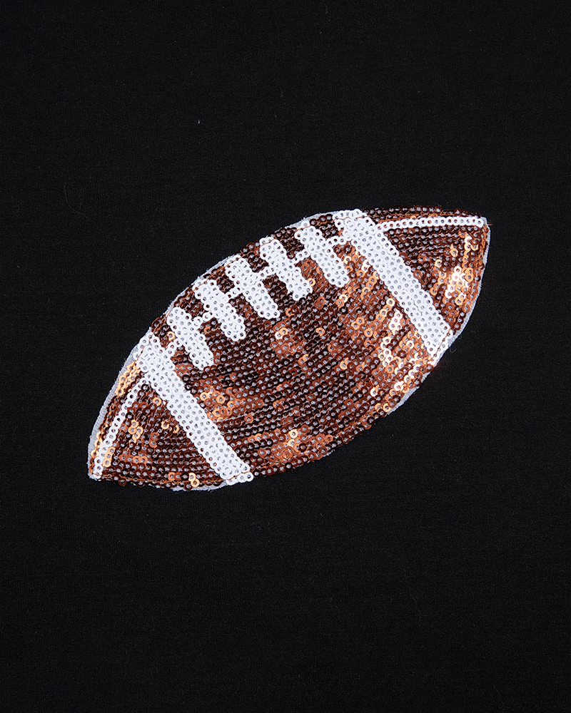‘Glam Kickoff’ Long Sleeve Zip Hoodie