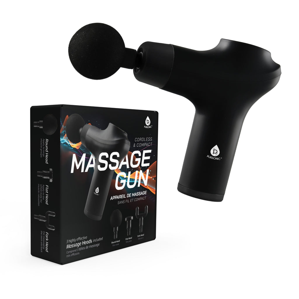 Red Light Therapy Neck Wrap & 3-Speed Massage Gun