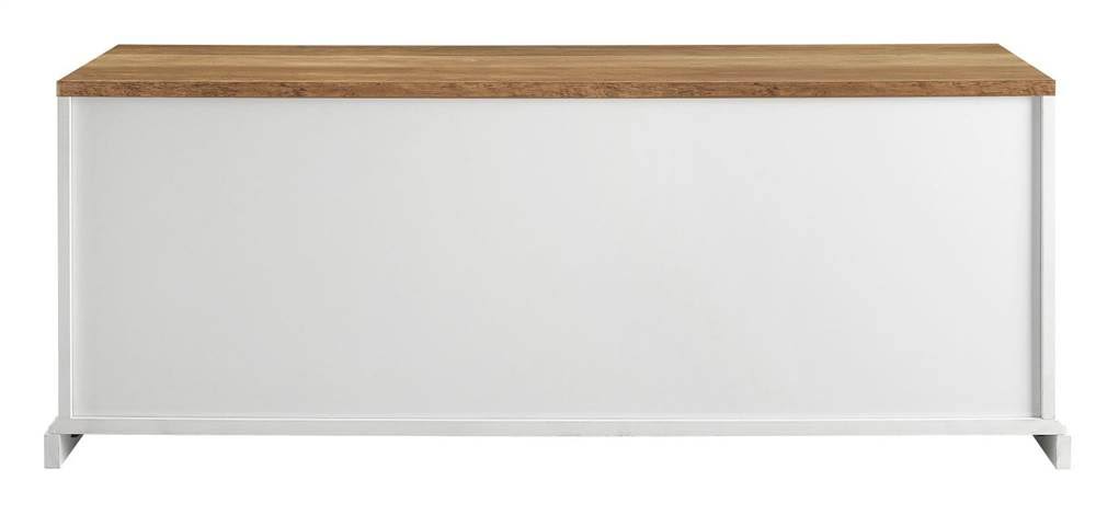 White Reclaimed Barnwood Sliding Barn Door Entry Bench G378