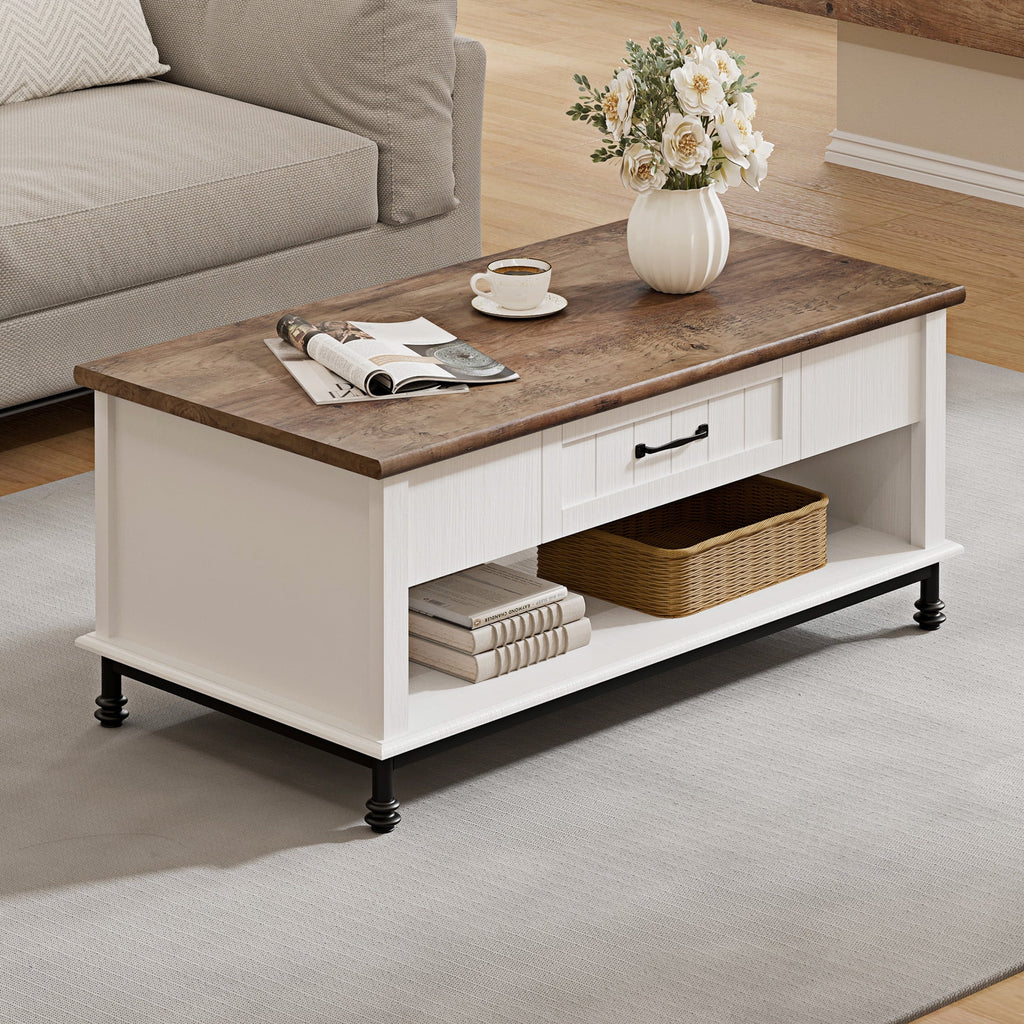 Large Rectangle Coffee Table with Drawer T15271