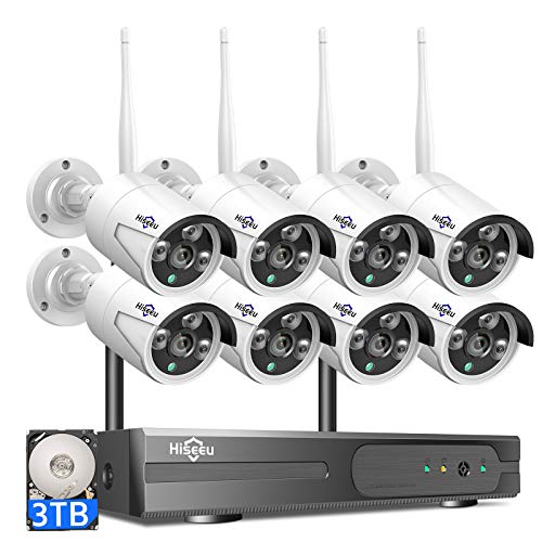 16CH 4K NVR 4Pcs 3MP Night Vision WiFi Cameras 1TB HDD C263