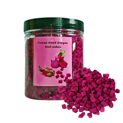 Freeze Dried Dragon Fruit Cubes No Sugar Added 3.5oz F904