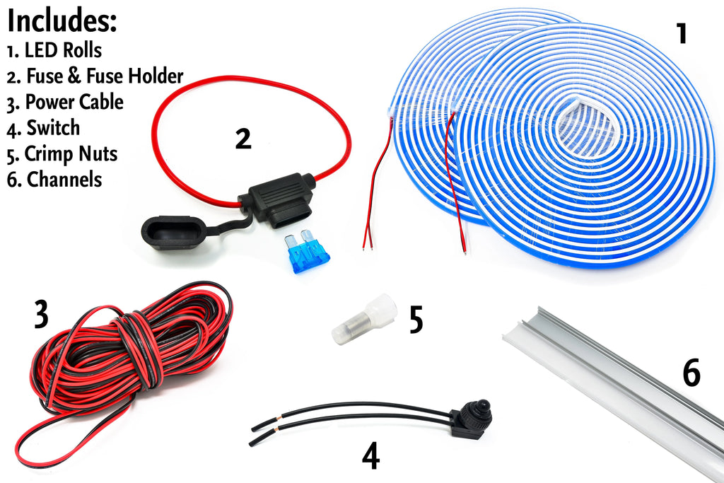 Blue LED Under Deck Accent Lighting Kit O769941