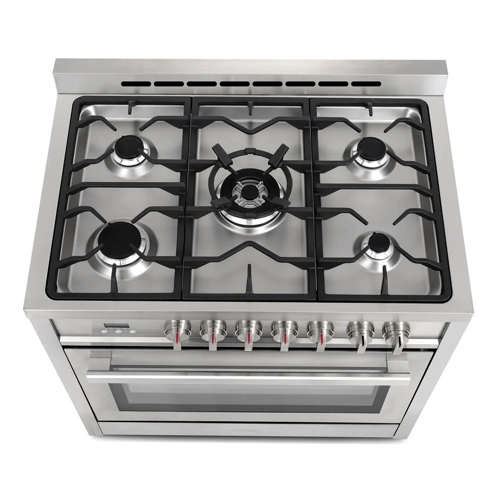 Stainless Steel Dual Fuel Range with Convection Oven I920