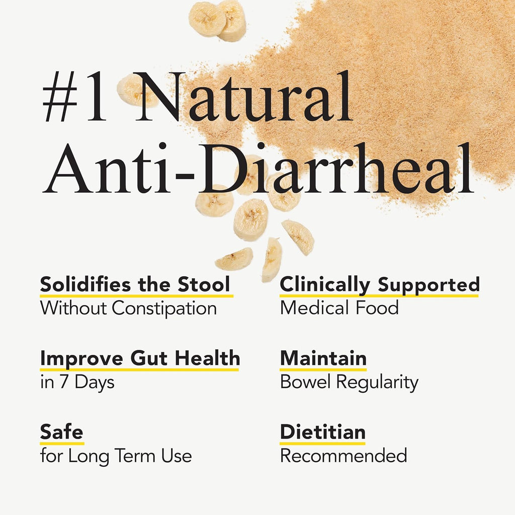 Natural Anti-Diarrheal with Prebiotics, 90 Servings (Banana) P3020