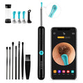 Black Wireless Otoscope with 1080P HD Camera F4614
