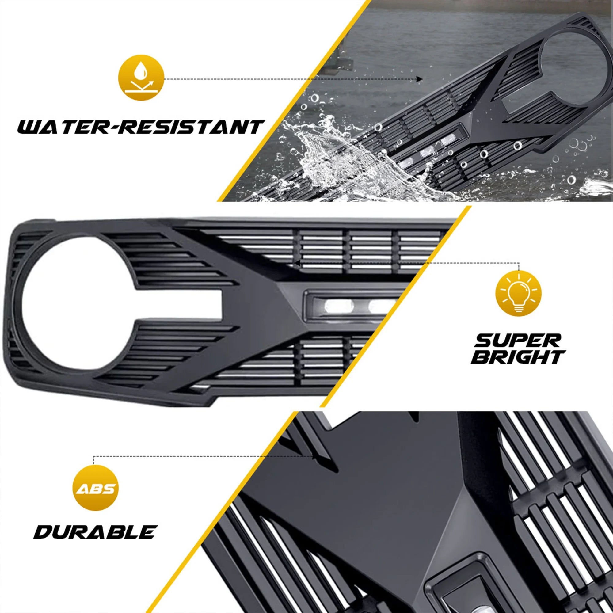 Grille with Lights for Ford Bronco A888
