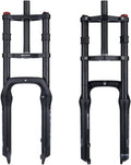 Double Shoulder Snow Front Fork 130mm Travel Air Suspension Bike Fork E15314