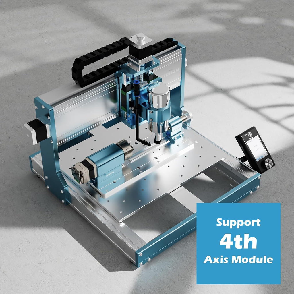 CNC Router Machine with Dust Shoe for 52mm Diameter Motor W7832