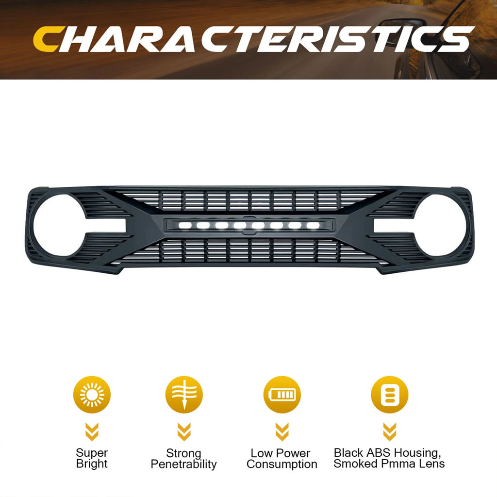 Grille with Lights for Ford Bronco A888