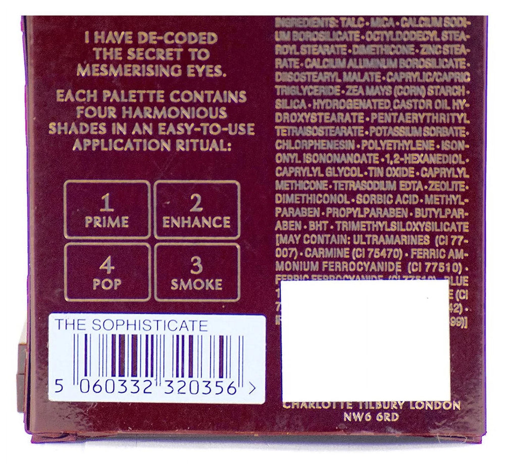 Luxury Eye Shadow Palette Quad E5044