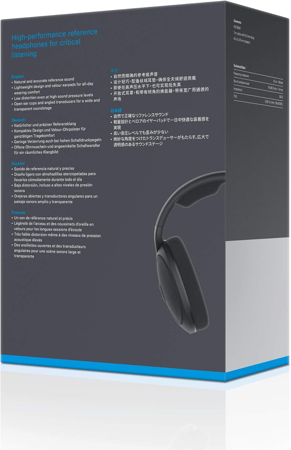 Black Over-The-Ear Open-Back Headphones S900